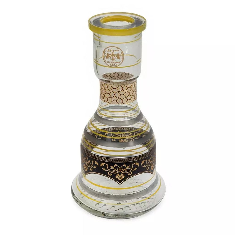 Sharawy Hookah Base - Black - Gold