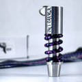 Shi Carver Spring Hookah Mouth Tip - Black Violet