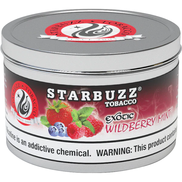 Starbuzz Exotic Wildberry Mint Hookah Flavor - 100g