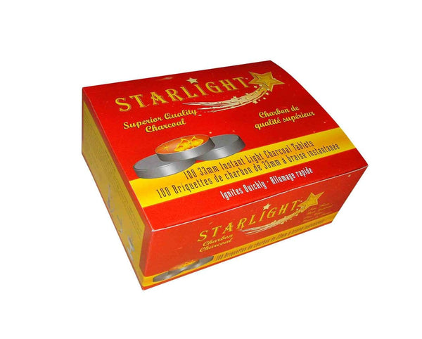 Starlight Quick Light Hookah Coals - 33 mm / Non-flavor