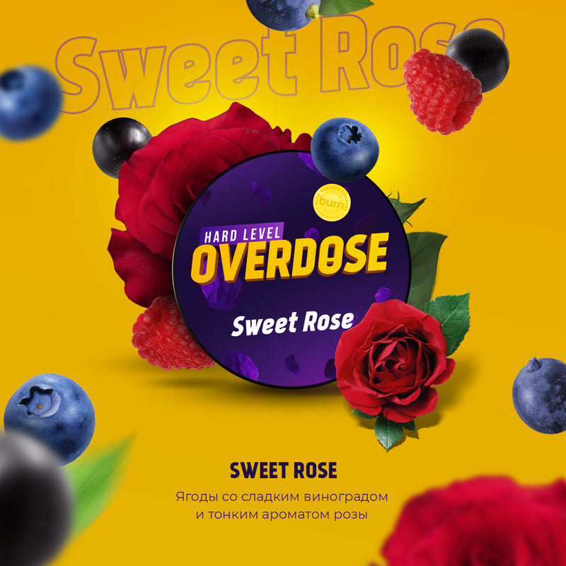 Overdose Sweet Rose Hookah Flavors - 