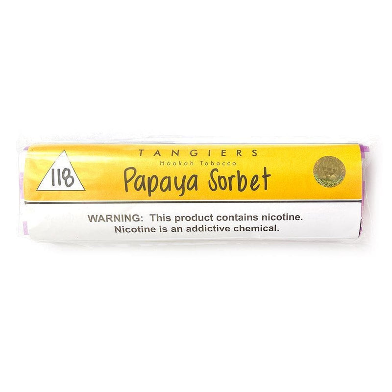 Tangiers Papaya Sorbet Hookah Flavor - 250g / Noir