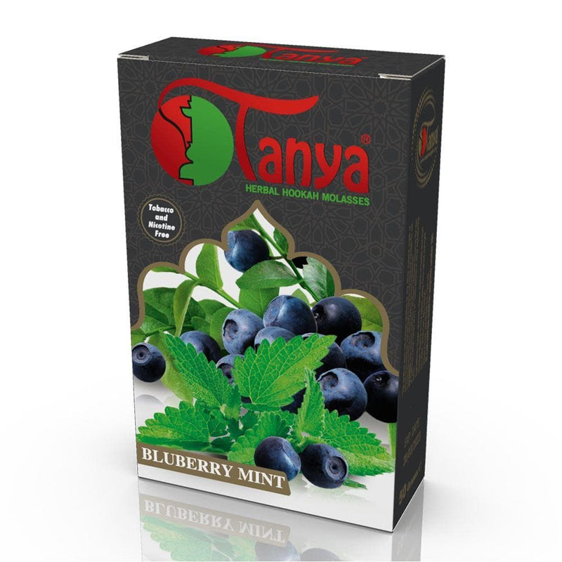 Tanya Herbal Shisha Hookah Flavors - 50g / Blueberry Mint