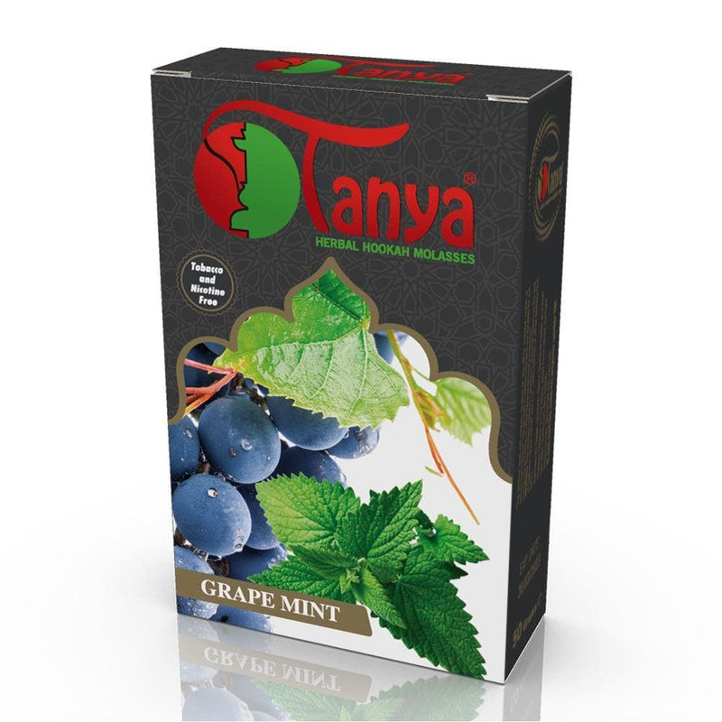 Tanya Herbal Shisha Hookah Flavors - 50g / Grape Mint