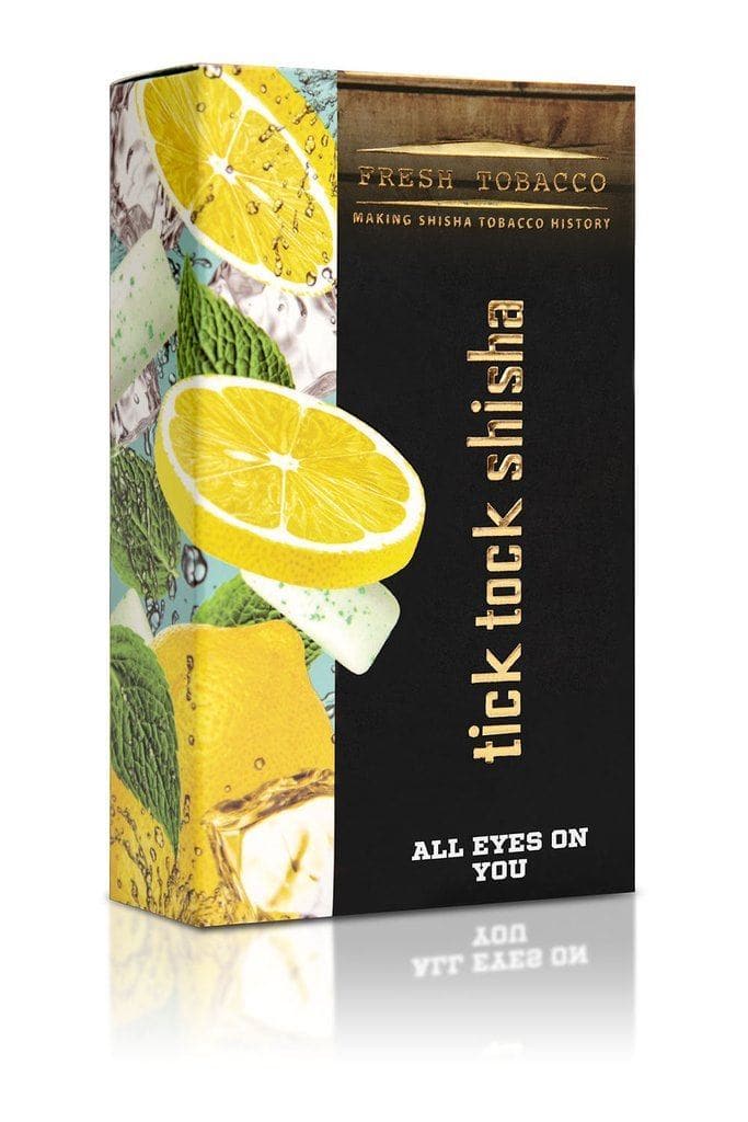 Tick Tock Shisha Hookah Flavors - All Eyes On You (Ice Lemon Mint Gum) / 100g