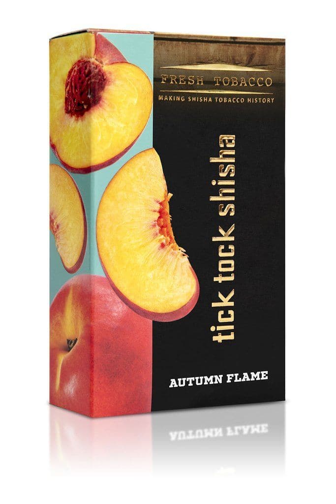 Tick Tock Shisha Hookah Flavors - Autumn Flame (Peach) / 100g