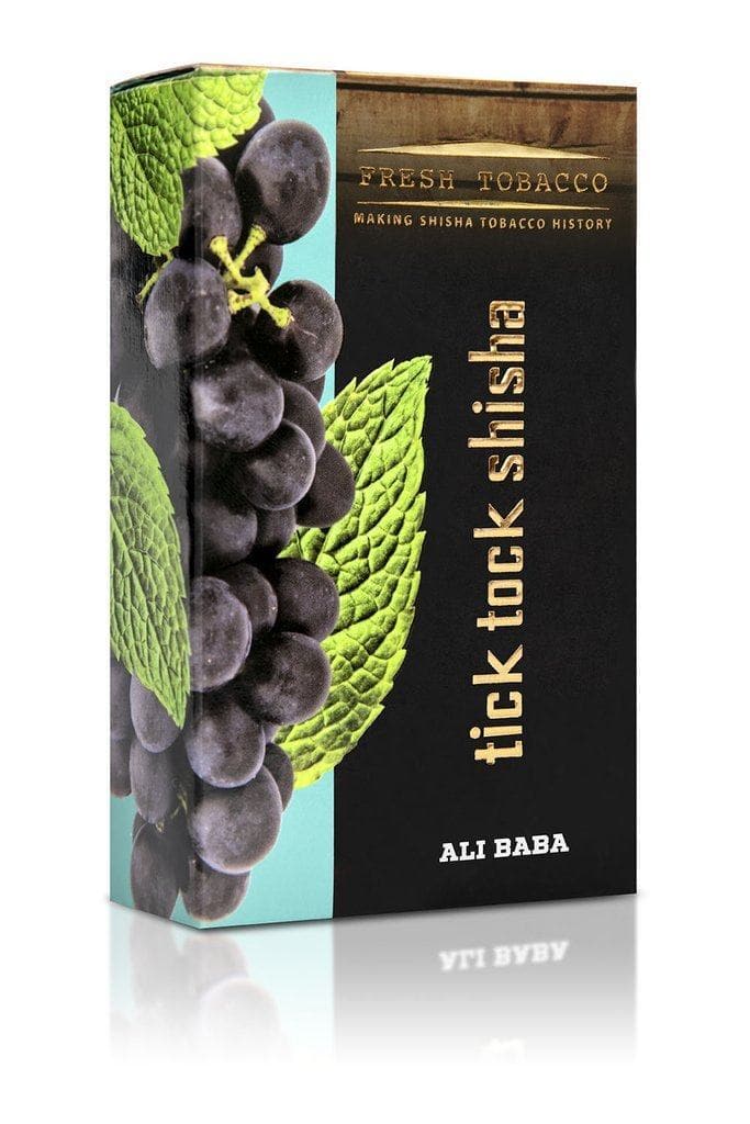 Tick Tock Shisha Hookah Flavors - Ali Baba (Grape Mint) / 100g