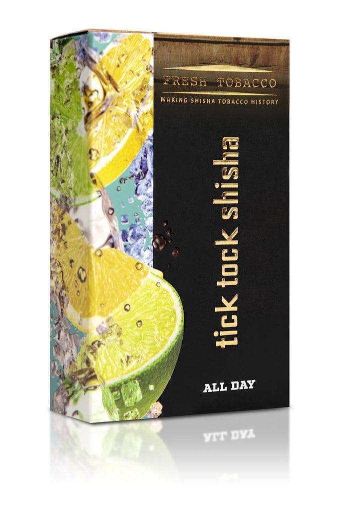 Tick Tock Shisha Hookah Flavors - All Day (Lemon Lime) / 100g