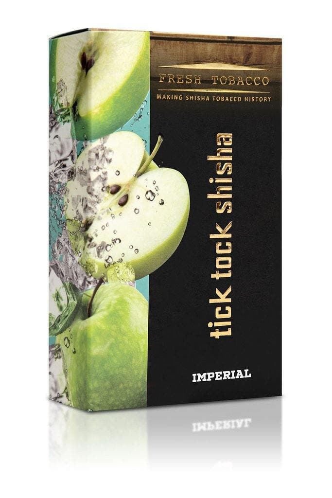 Tick Tock Shisha Hookah Flavors - Imperial (Ice Green Apple) / 100g