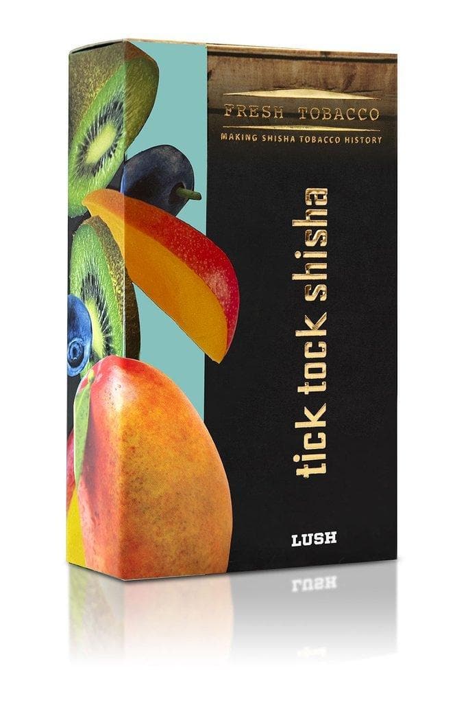 Tick Tock Shisha Hookah Flavors - Lush (Kiwi Mango Blueberry) / 100g