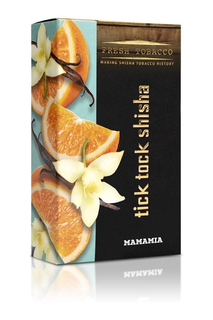 Tick Tock Shisha Hookah Flavors - Mamamia (Orange Vanilla) / 100g