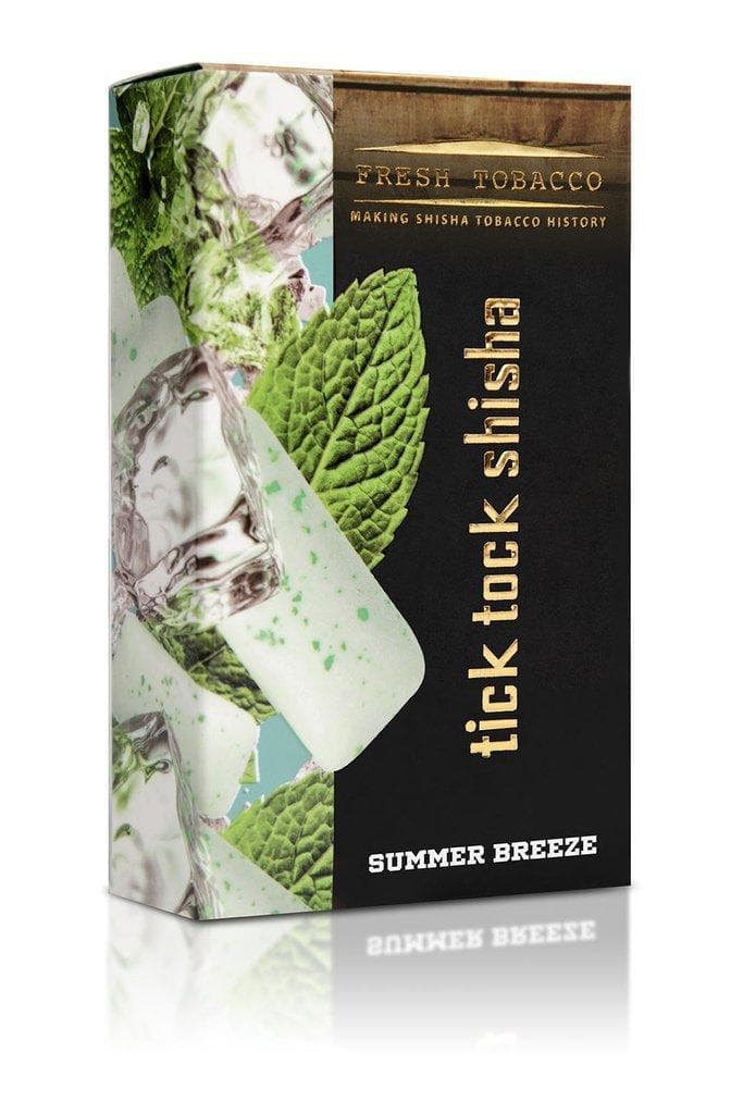 Tick Tock Shisha Hookah Flavors - Summer Breeze (Ice Gum Mint) / 100g