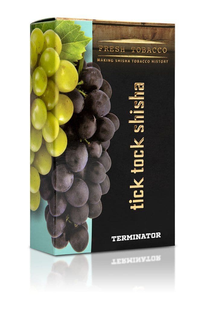 Tick Tock Shisha Hookah Flavors - Terminator (Double Grape) / 100g