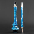 Union Sleek Acrylic Hookah - Light Blue Full