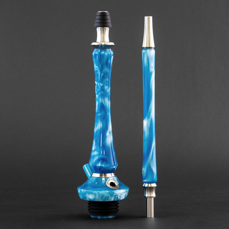 Union Sleek Acrylic Hookah - Light Blue Full