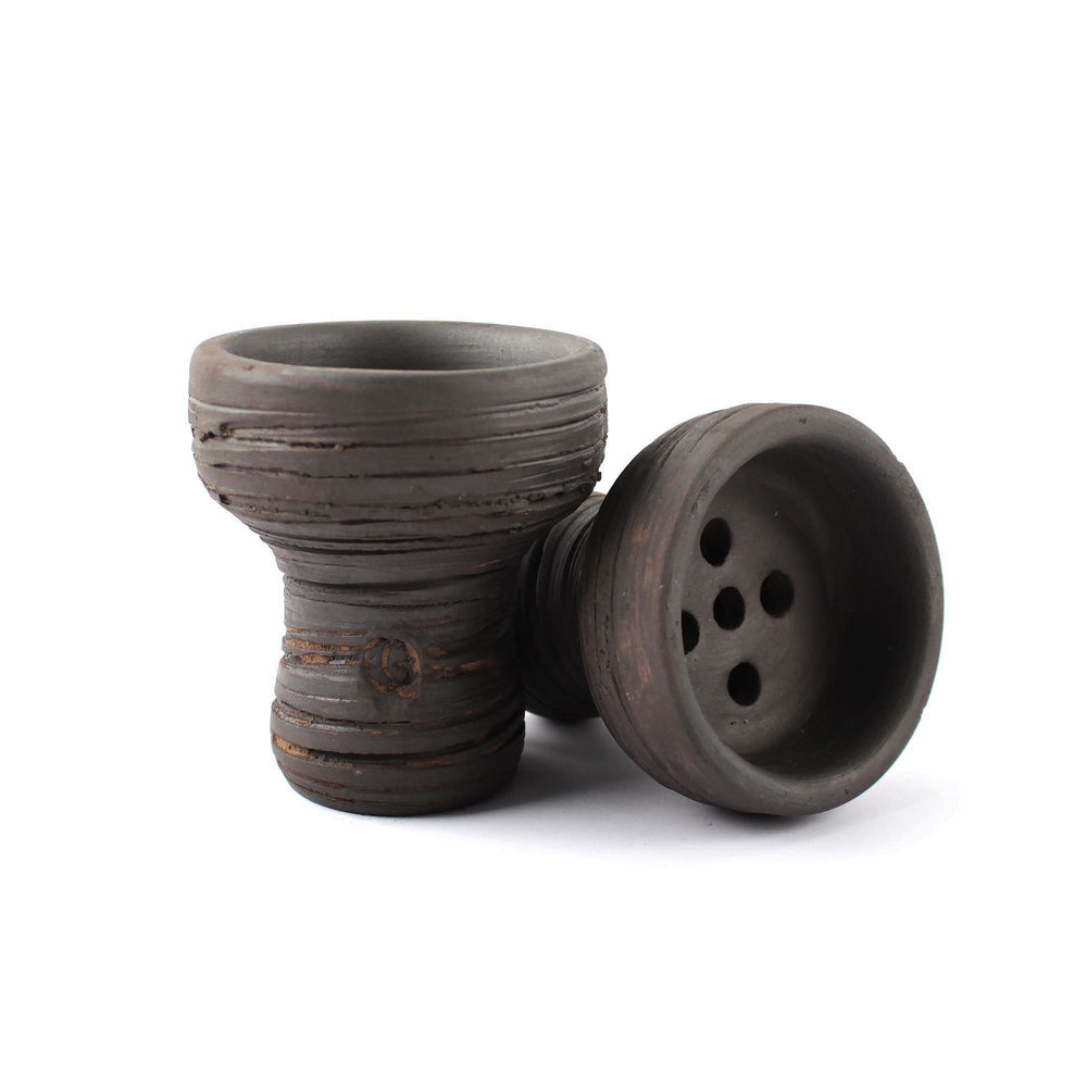 Vintage Dark Turkish Hookah Shisha Bowl - 