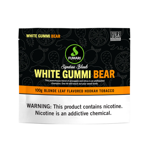Fumari White Gummi Bear Hookah Shisha Flavor