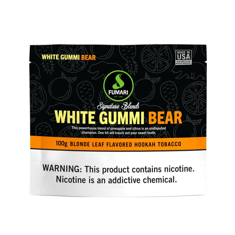Fumari White Gummi Bear Hookah Shisha Flavor