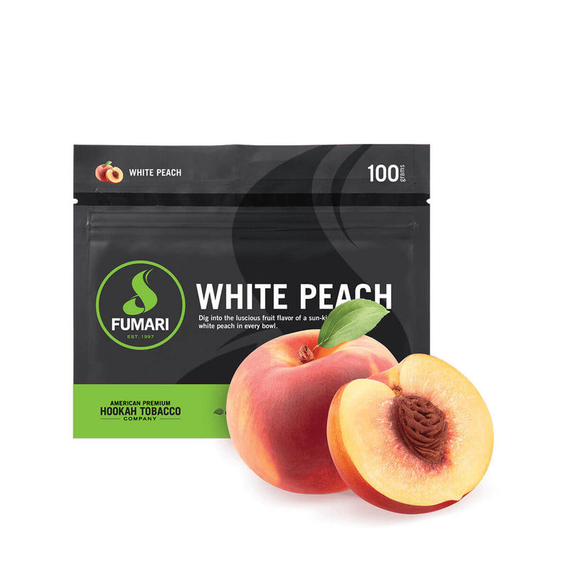 Fumari White Peach Hookah Shisha Flavor - 100g