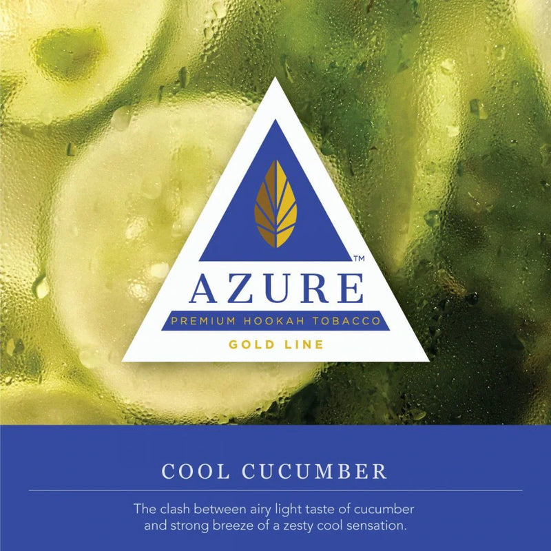 Azure Gold Line Cool Cucumber Hookah Shisha Flavor - 