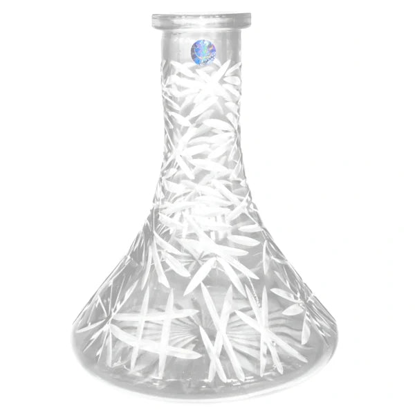 Cyril Crystal Cut Hookah Shisha Base - Clear