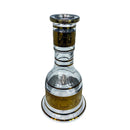 Cyril Gold Egypt Hookah Base - Clear - Gold