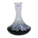 Traditional Glass Hookah Base - Mix Glass Black