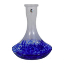 Traditional Glass Hookah Base - Mix Glass Blue