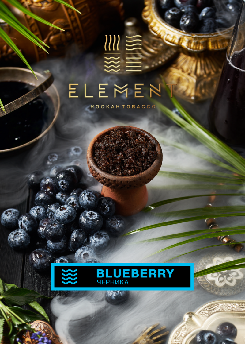 Element Water Line Blueberry Hookah Flavors - 