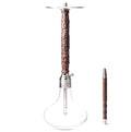 Hookah Tree Double Cutter Hookah - Light Wood