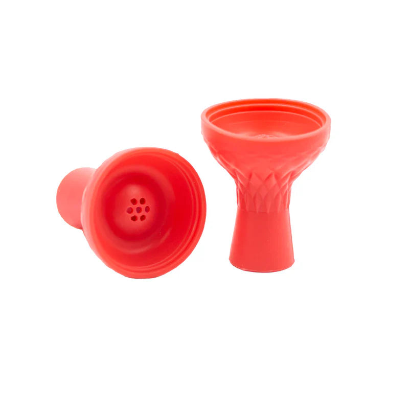 Classic Silicone Hookah Shisha Bowl - Red