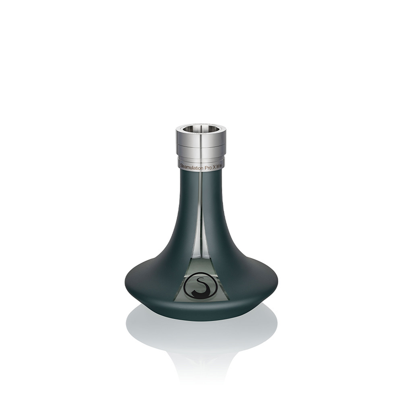 Steamulation Pro X Mini Hookah Base with Steam Click - Petrol Green Matt