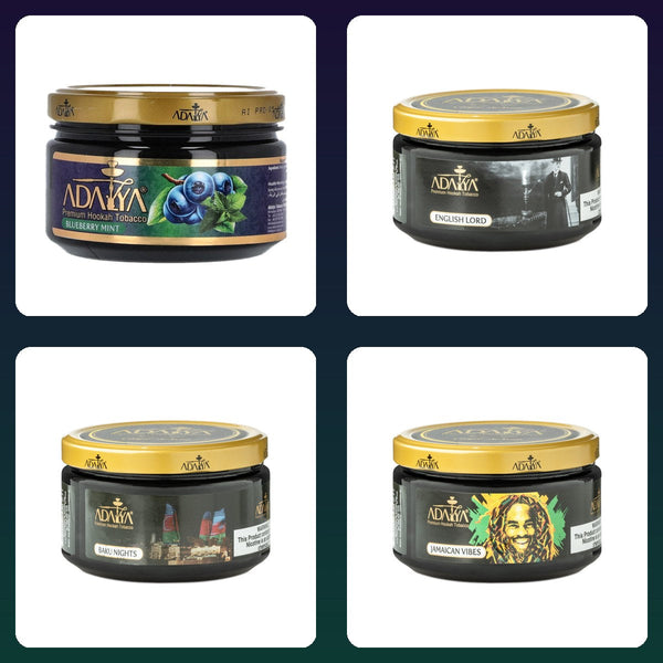 Adalya Shisha Bundle – Any 4 Flavors (4 × 250g)