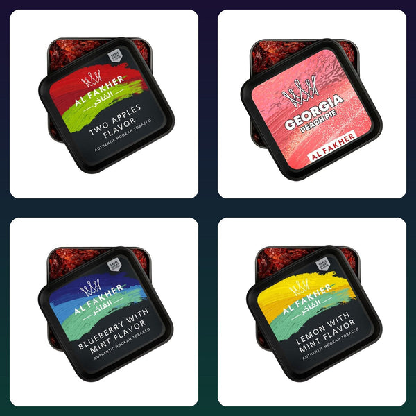 Al Fakher Shisha Bundle – Any 4 Flavors (4 × 250g)
