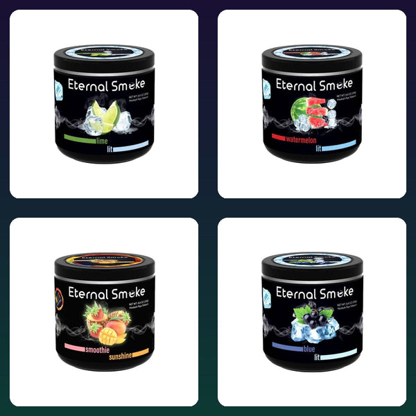 Eternal Smoke Shisha Bundle – Any 4 Flavors (4 × 250g)
