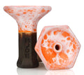 Moon Grand Phunnel Hookah Shisha Bowl - Marble Orange