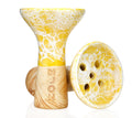 Moon Killer Hookah Shisha Bowl - Marble Yellow