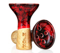 Moon Killer Hookah Shisha Bowl - Red Black