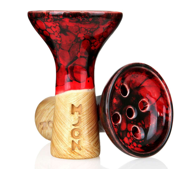 Moon Killer Hookah Shisha Bowl - Red Black