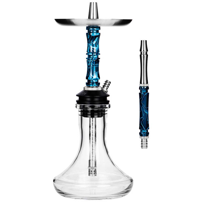 Moze Breeze Two Hookah - Wavy Blue