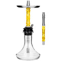 Moze Breeze Two Hookah - Wavy Yellow