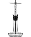 Moze Varity Squad Hookah - Black - Clear - Wavy Frosted