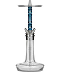 Moze Varity Squad Hookah - Silver - Clear - Wavy Blue