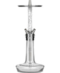 Moze Varity Squad Hookah - Silver - Clear - Wavy Frosted