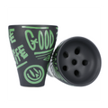 Oblako X Hooligan XLGN Hookah Shisha Bowl - Green