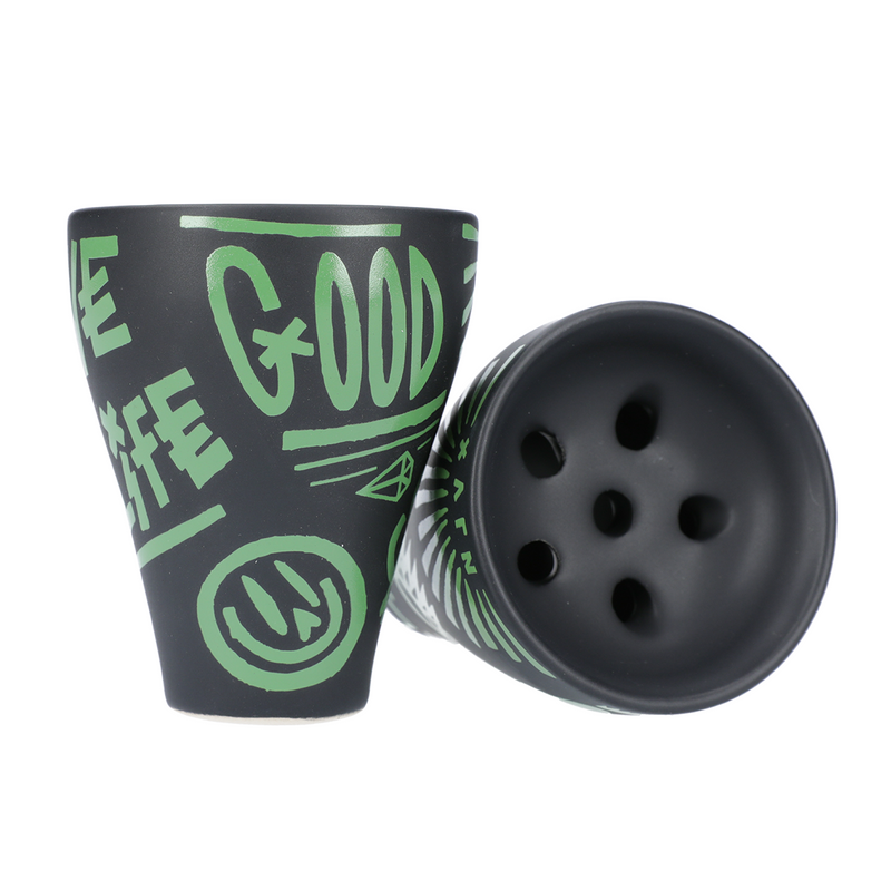 Oblako X Hooligan XLGN Hookah Shisha Bowl - Green