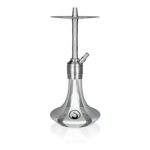 Steamulation Mini Hookah - Silver Matt Metallic