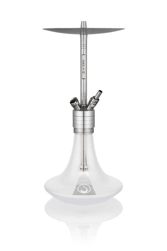 Steamulation Pro X III Hookah - White Matt