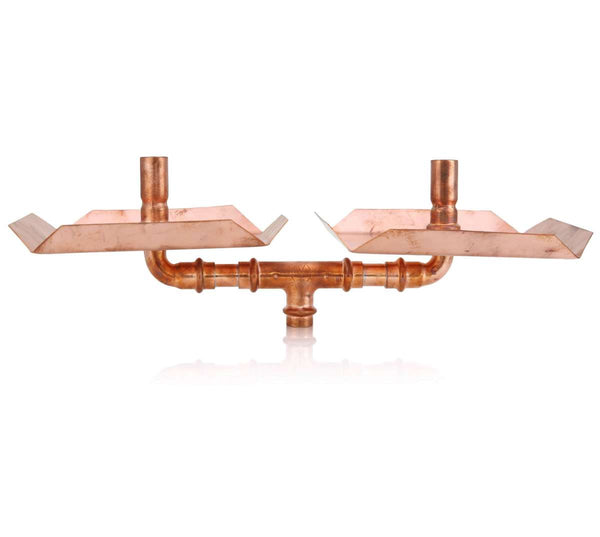 VZ Hookah Shisha Adapter for 2 Bowls - Copper