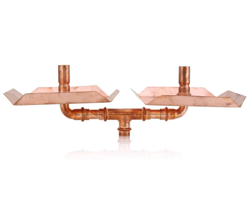 VZ Hookah Shisha Adapter for 2 Bowls - Copper